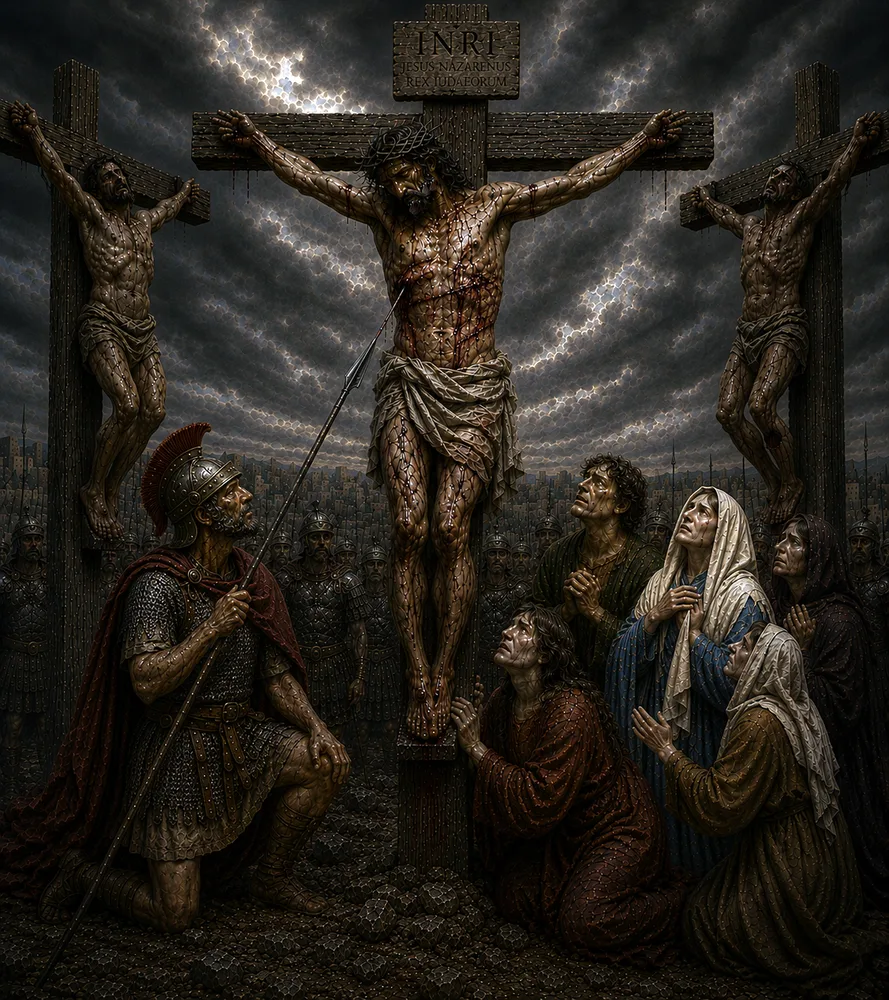 Station XII — Jesus Dies on the Cross